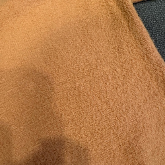 Light orange large mink pink off the shoulder sweater - Picture 4 of 7